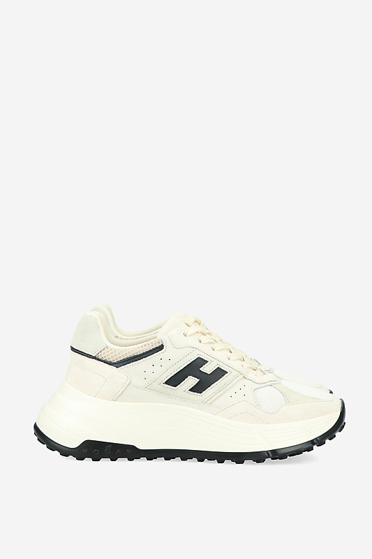 スニーカー HOGAN H669 meshsuede sneakers Beige Hogan H669 Allacciato H Sneaker Beige - Beachim