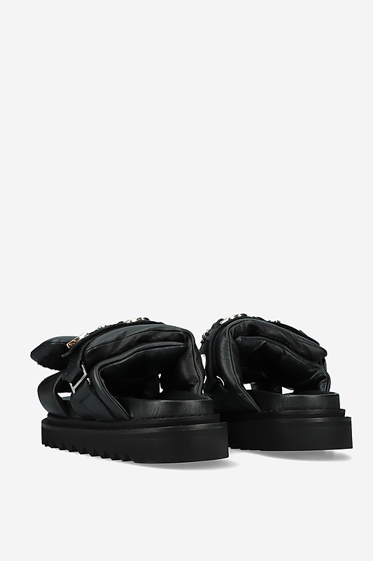 【TOGA PULLA】 AJ1382 TOGA PULLA 40mm leather sandals | REVERSIBLE