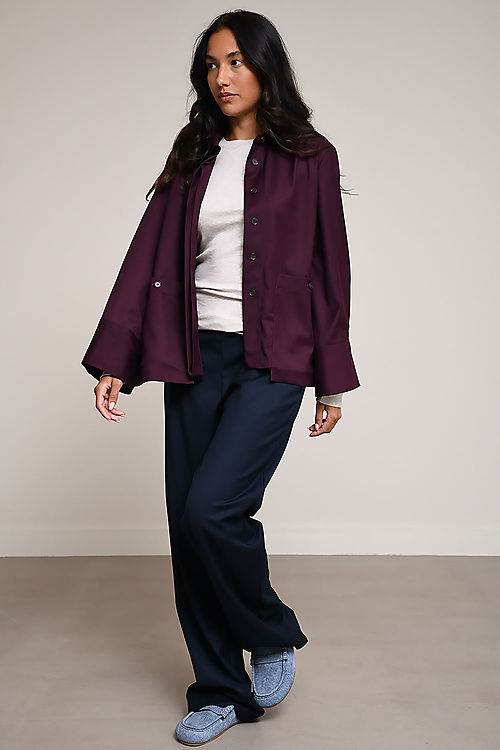 Academia Blouses Bordeaux