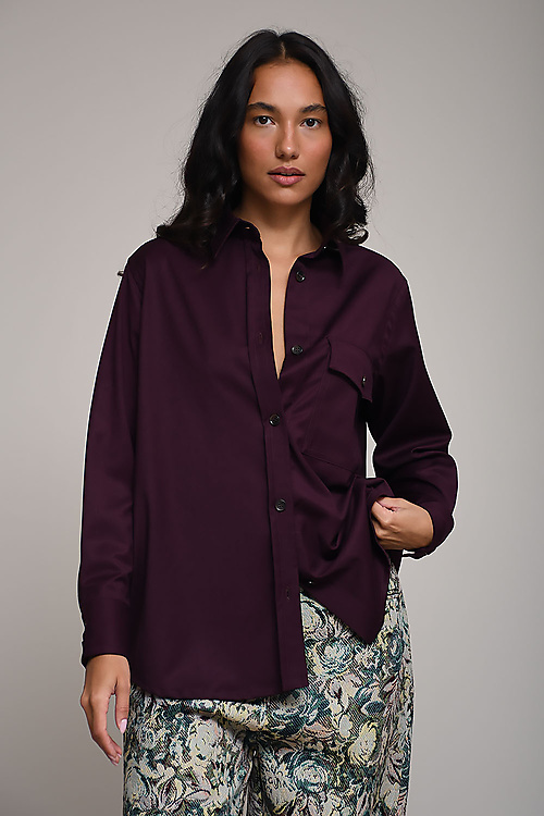 Academia Blouses Bordeaux