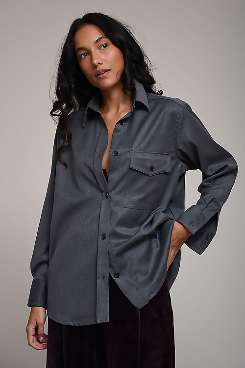 Academia Blouses Grey