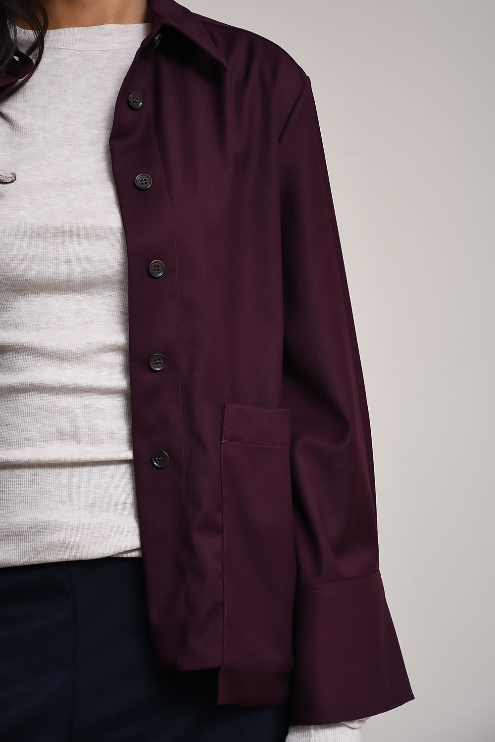 Academia Blouses Bordeaux