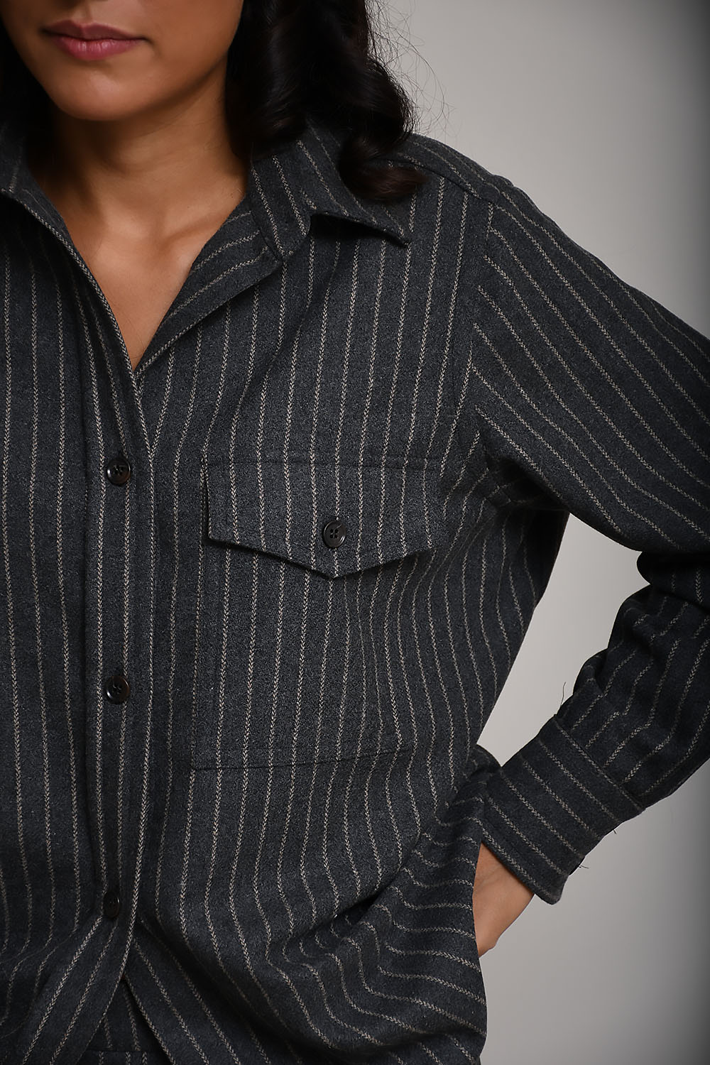 Academia Blouses Grey