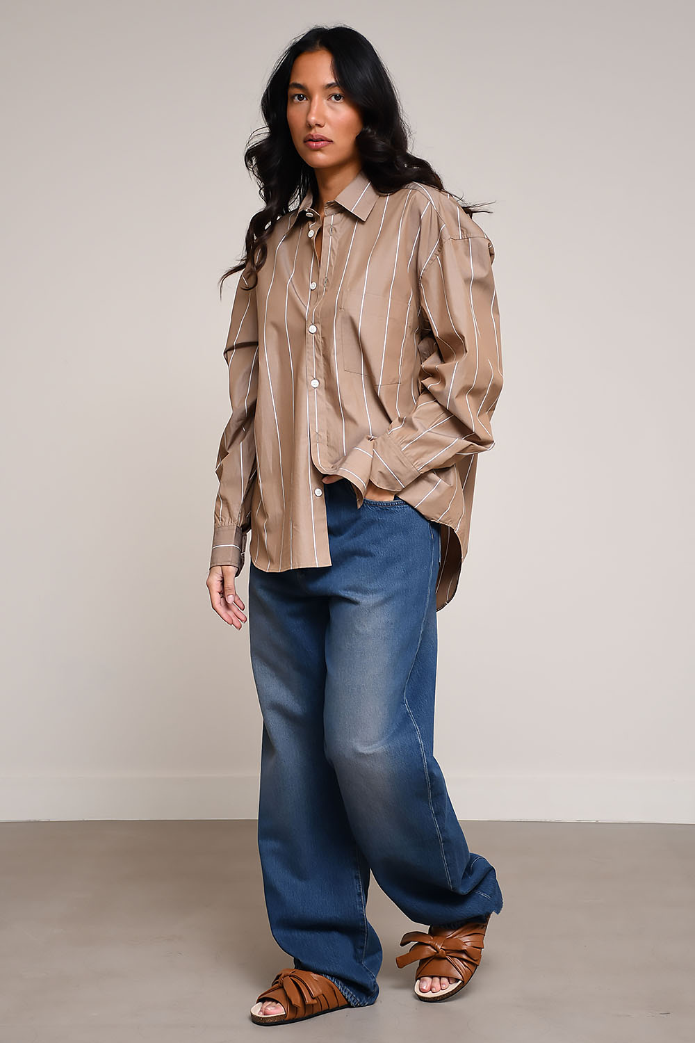 ADNYM Blouses Brown