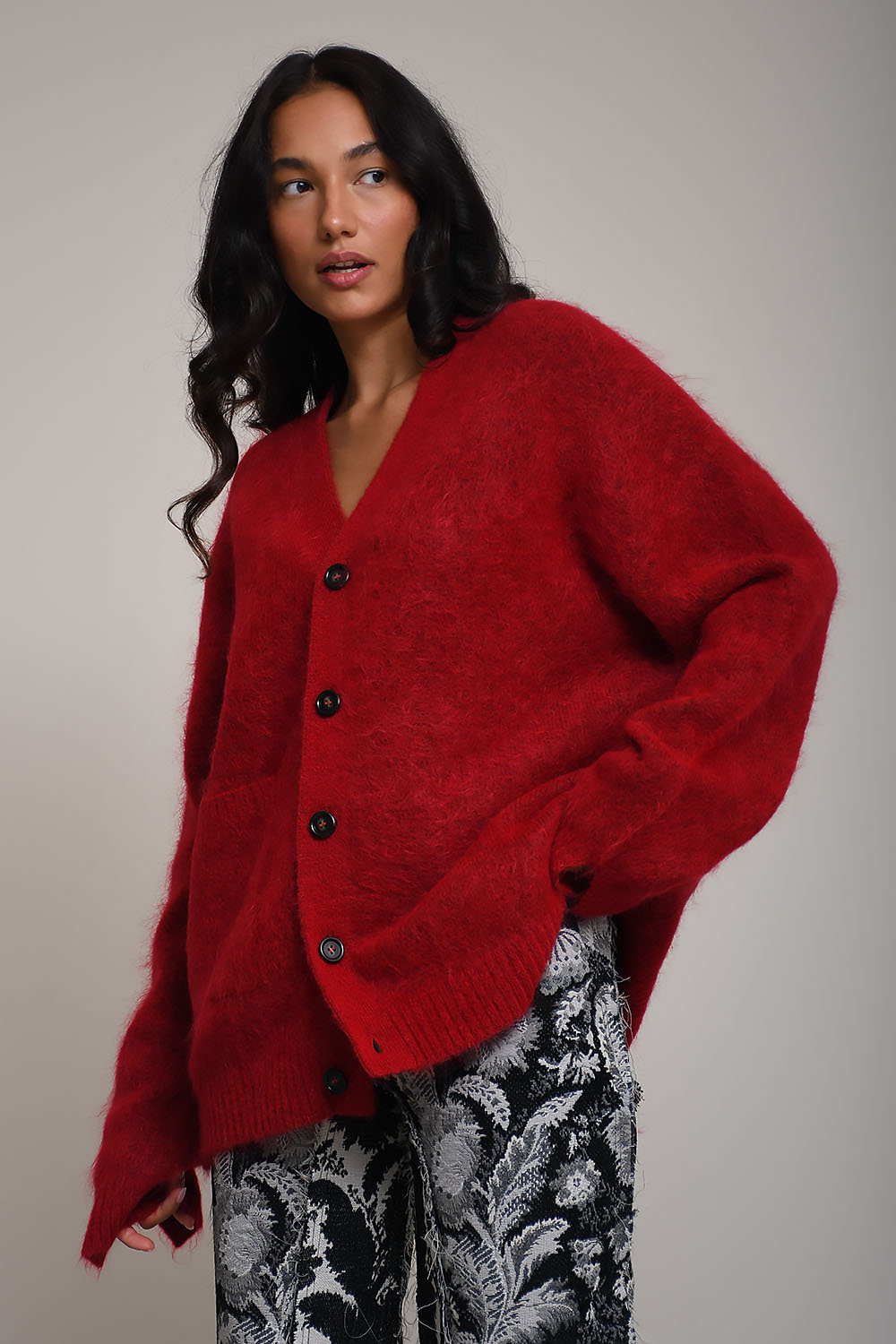 ADNYM Cardigans Red