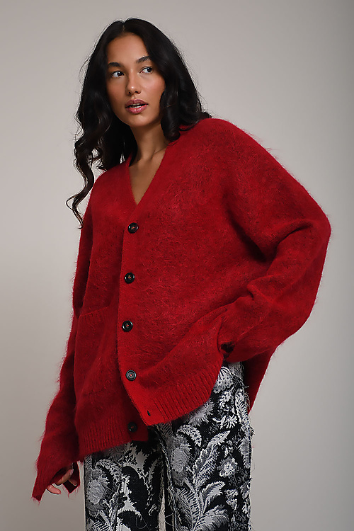ADNYM Cardigans Red