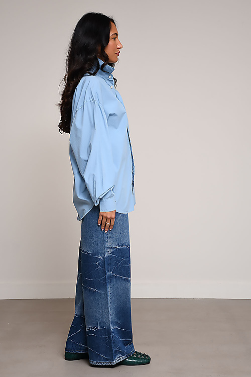 ADNYM Blouses Blauw