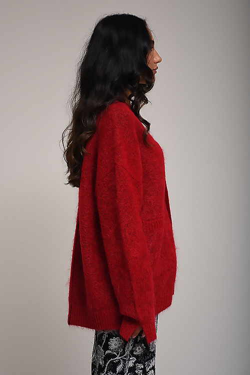 ADNYM Cardigans Red