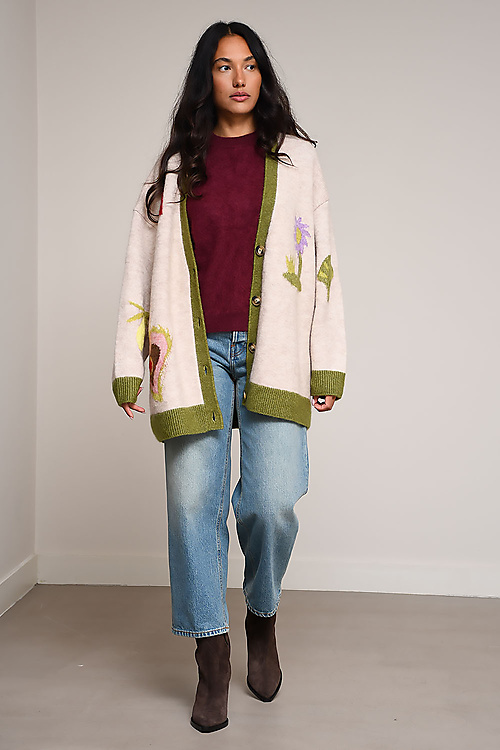 Alemais Cardigans Beige