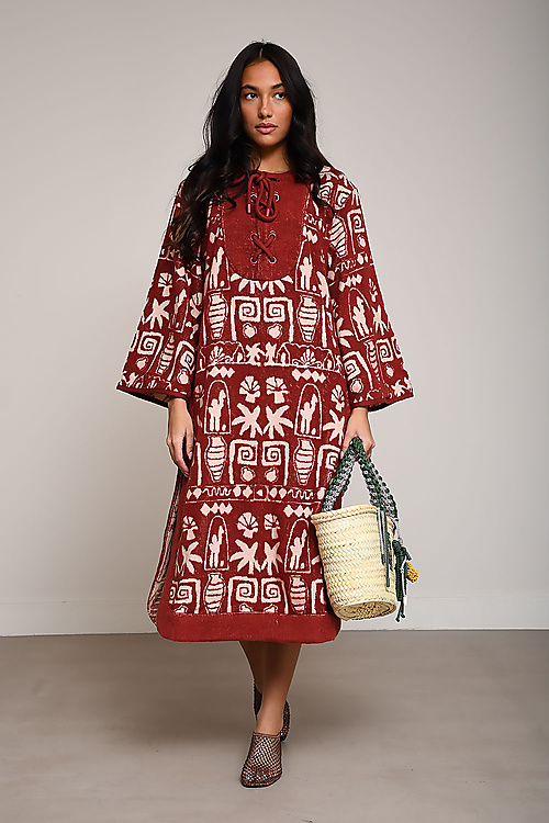 Alemais Jurken Bordeaux