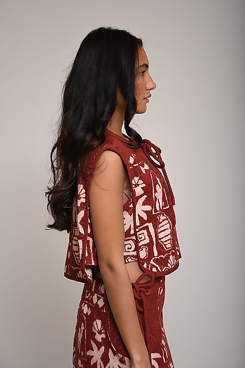 Alemais Tops Bordeaux