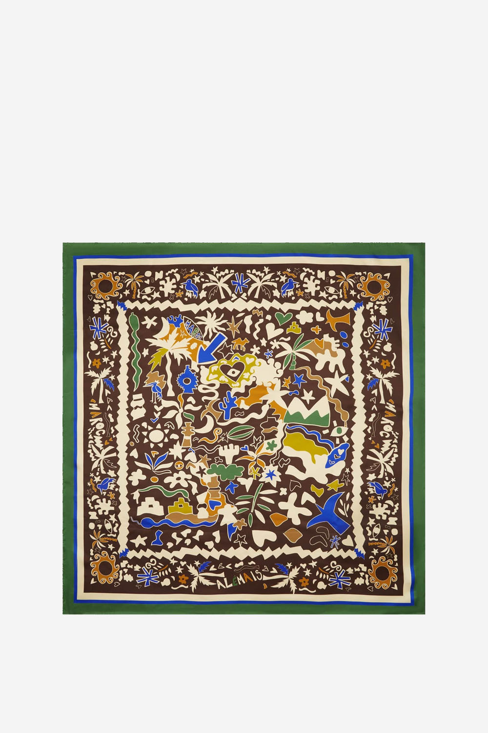 Alemais Scarfs Brown