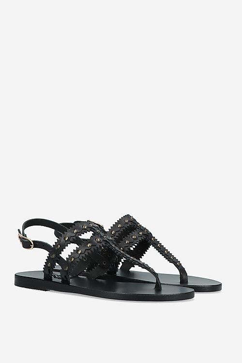 Ancient Greek Sandals Black