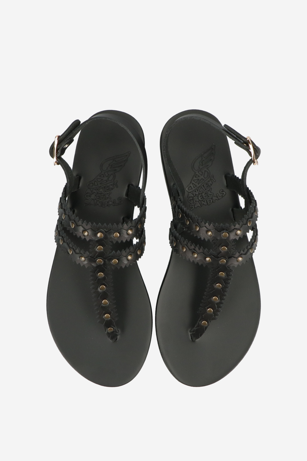 Ancient Greek Sandals Black