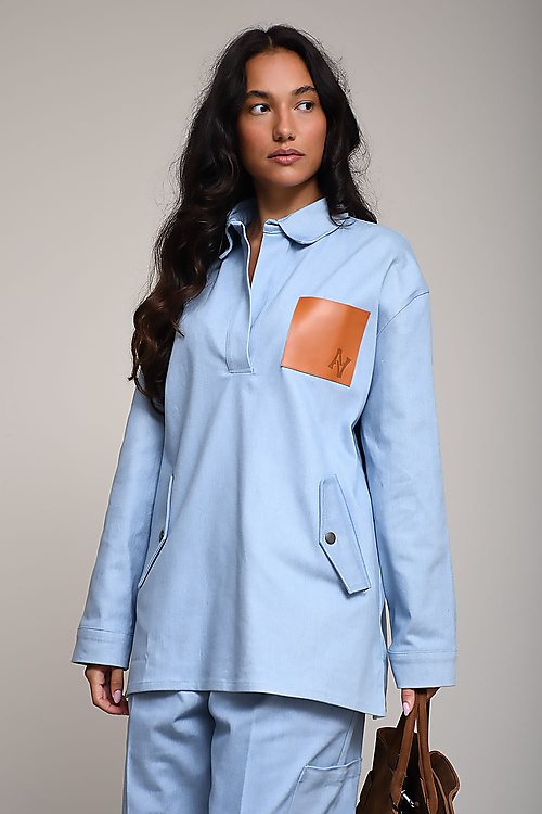 AVDW Blouses Blauw