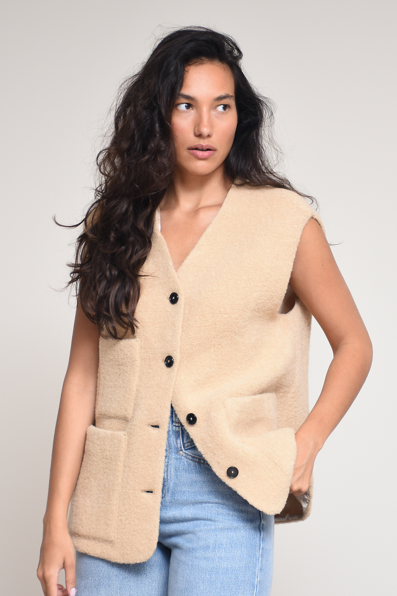 Barena Vest Beige