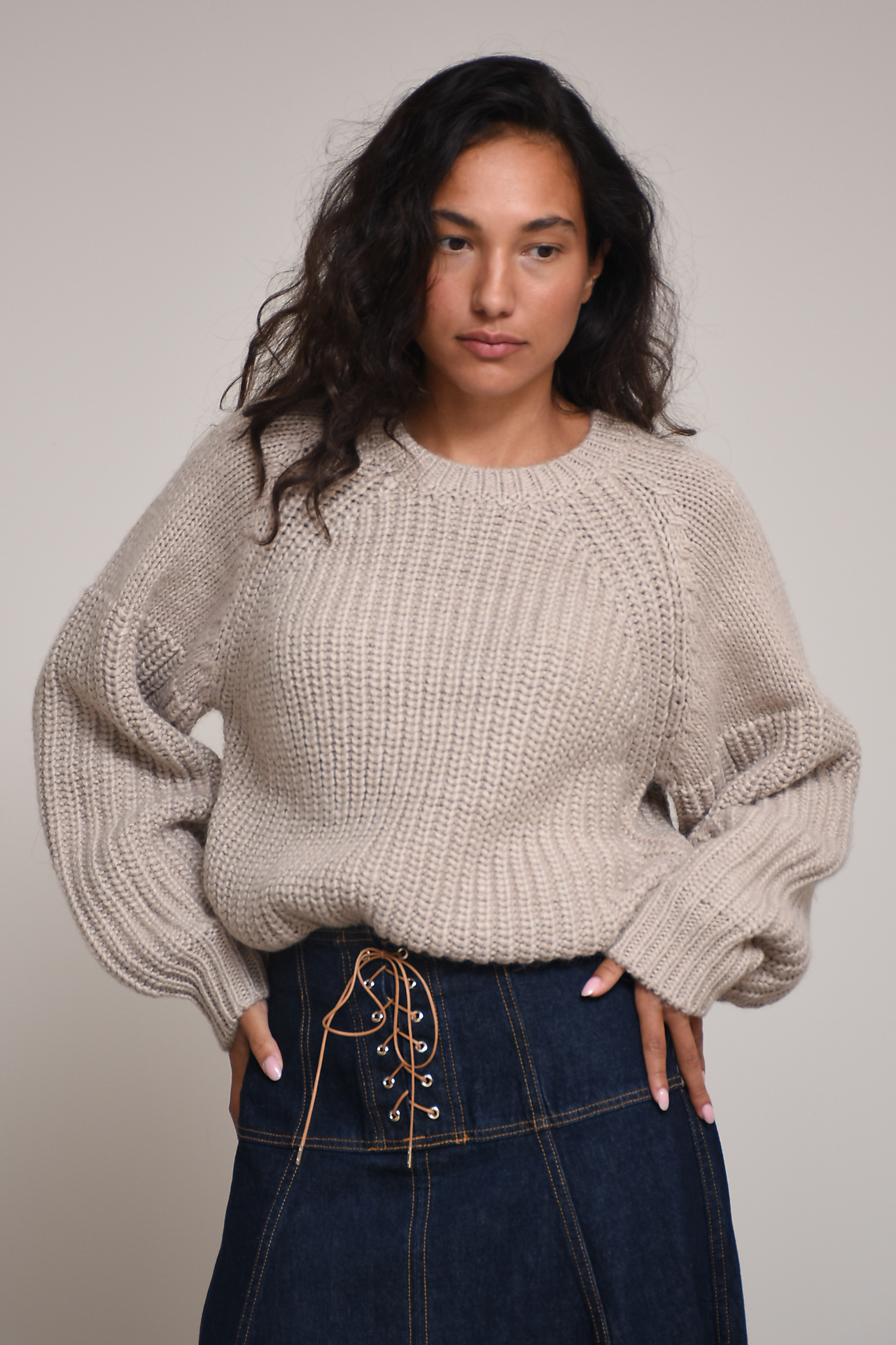 Coatigan Sweaters Taupe