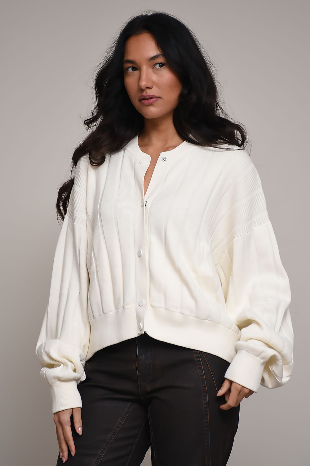 Coatigan Cardigans White