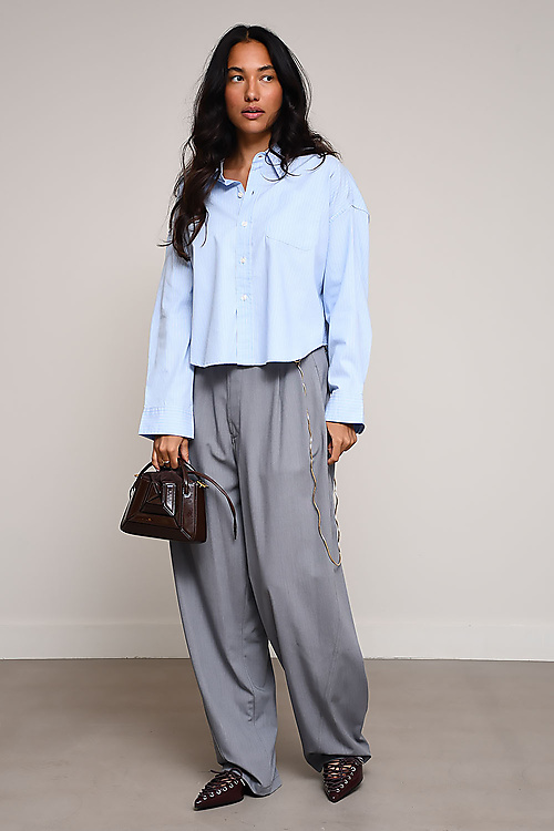 Denimist Blouses Blauw