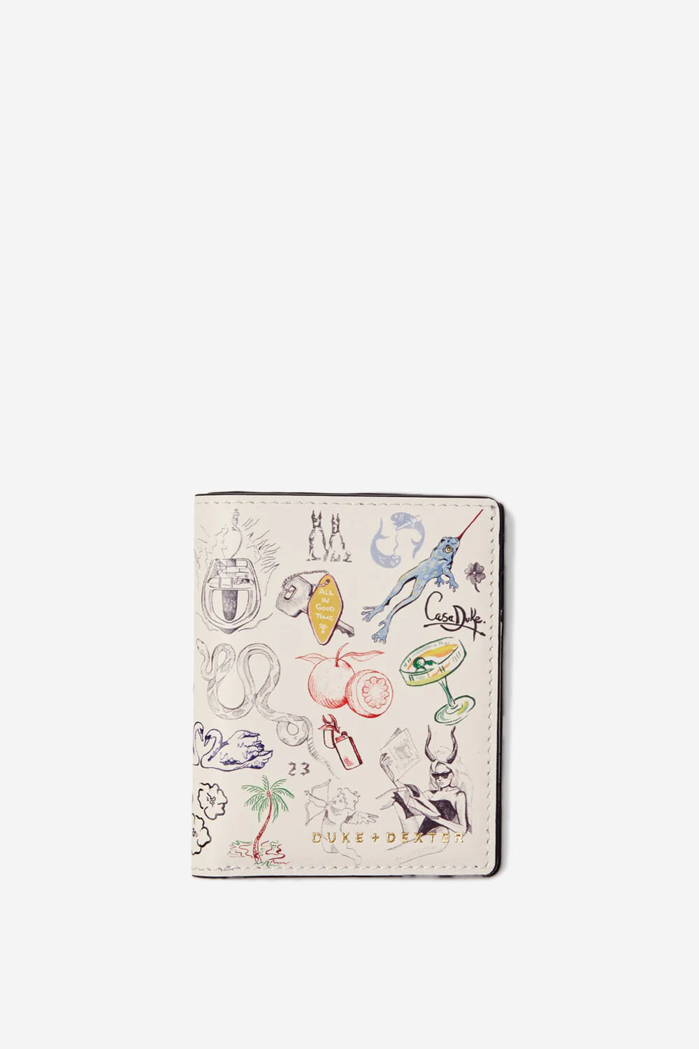 DUKE + DEXTER Wallet White