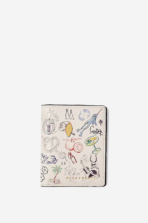 DUKE + DEXTER Wallet White
