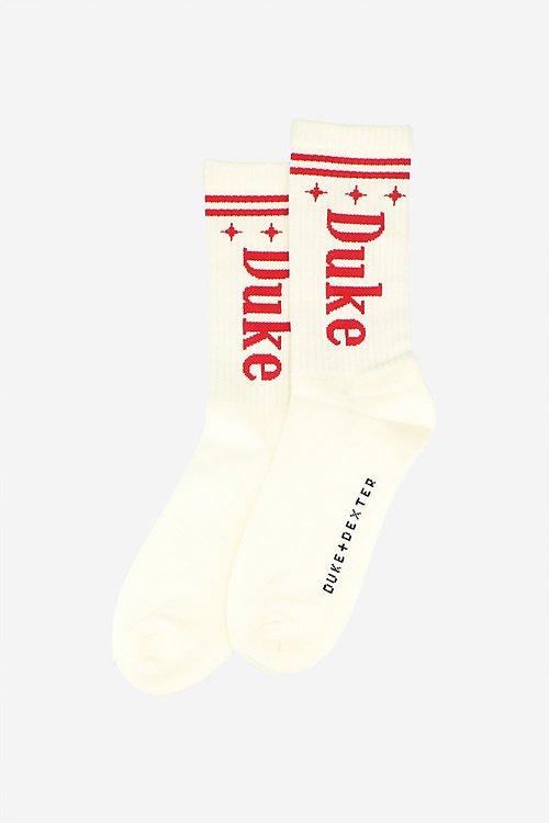 DUKE + DEXTER Socks White