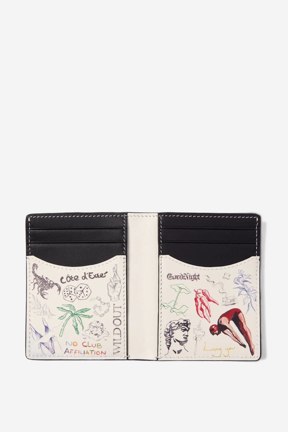 DUKE + DEXTER Wallet White