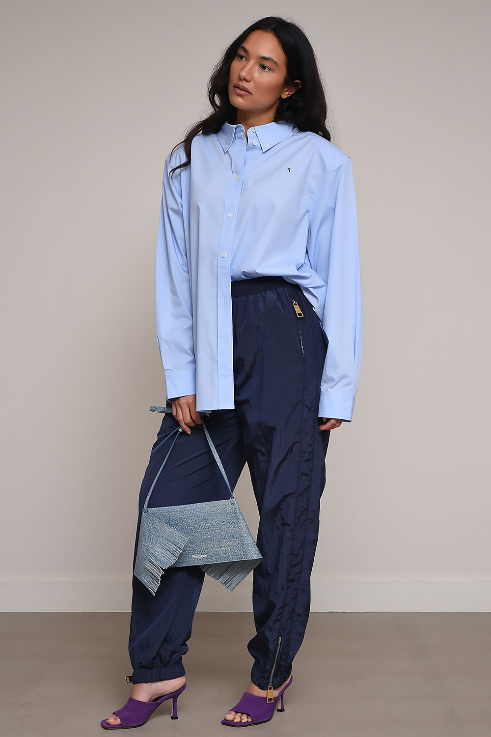 Frenken Trousers Blue