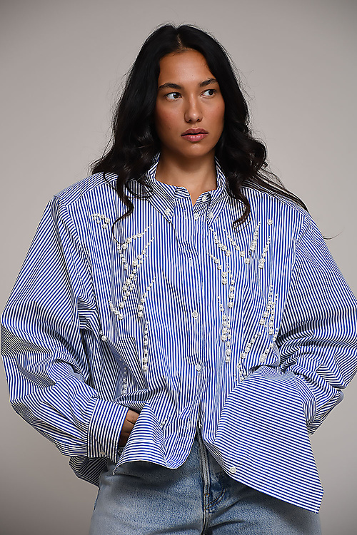 Frenken Blouses Blauw