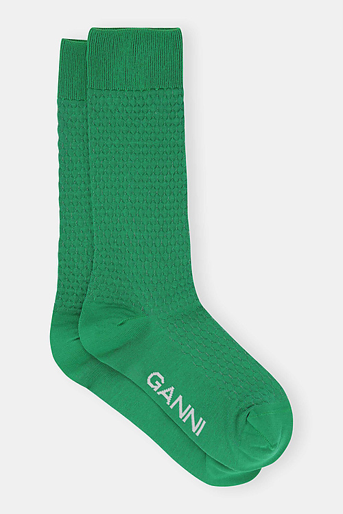 Ganni Socks Green