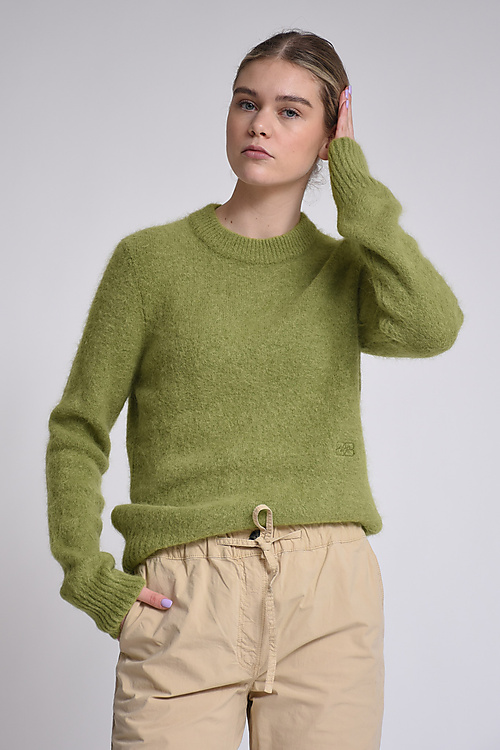 Ganni Sweaters Green