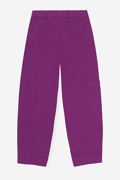 Ganni Trousers Purple