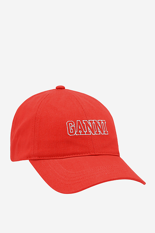 Ganni Hats Red