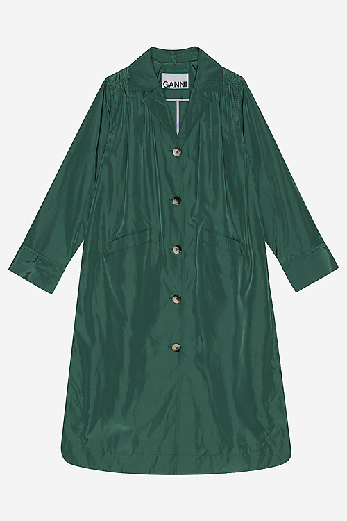 Ganni Jackets Green