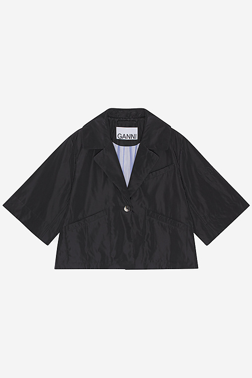 Ganni Jackets Black