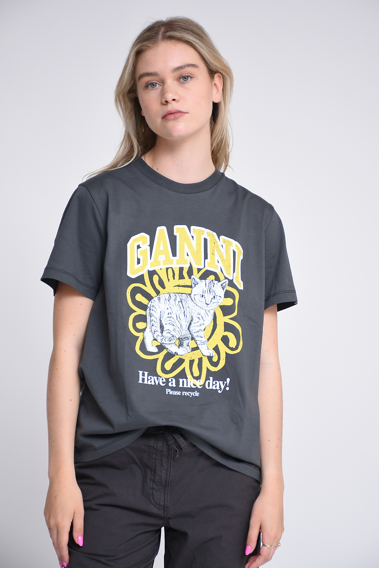 Ganni Tops Grijs