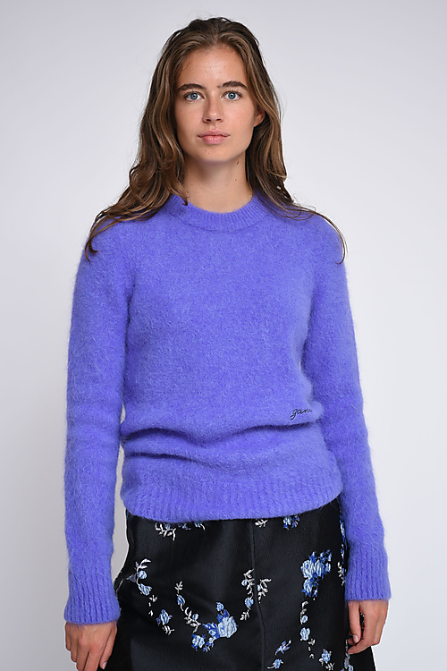 Ganni Sweaters Purple