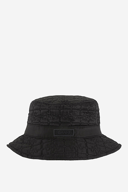 Ganni Hats Black