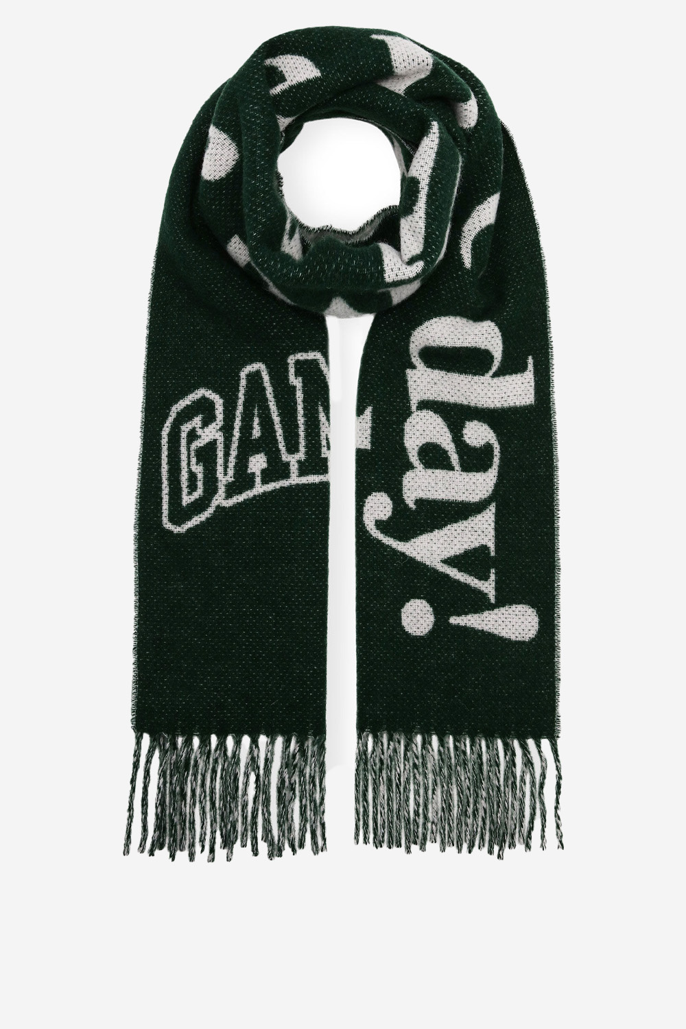 Ganni Scarfs Green