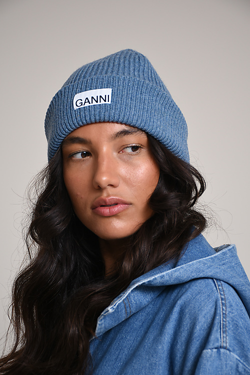 Ganni Hoeden Blauw