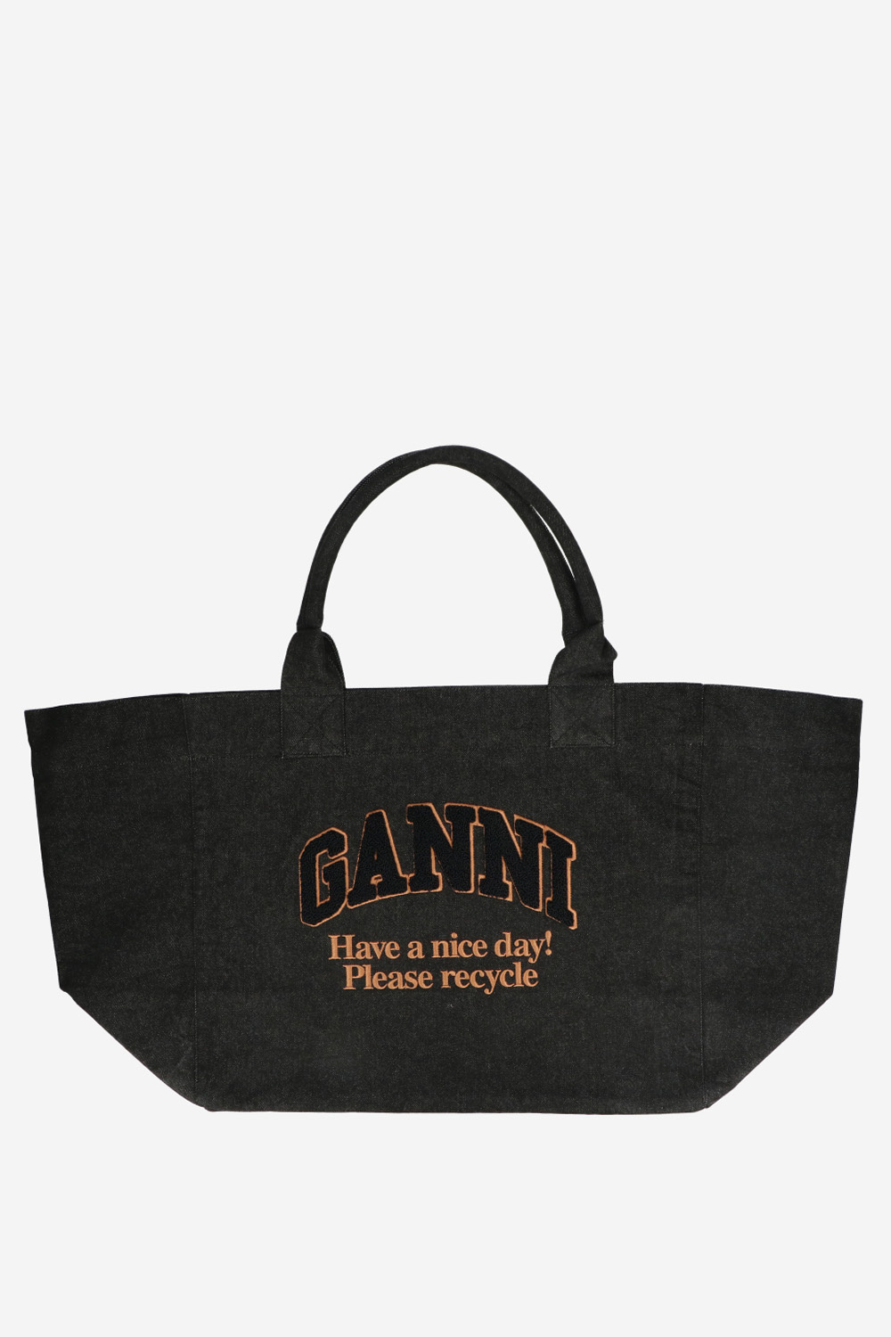 Ganni Shopper Zwart