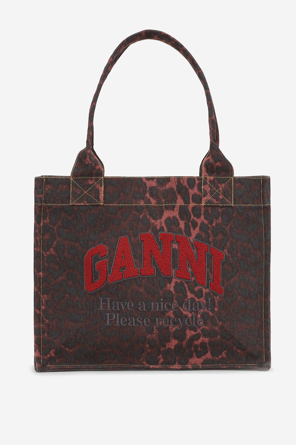 Ganni Shopper Dierenprint