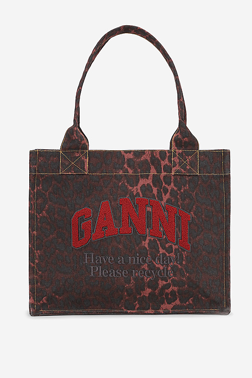 Ganni Shopper Dierenprint