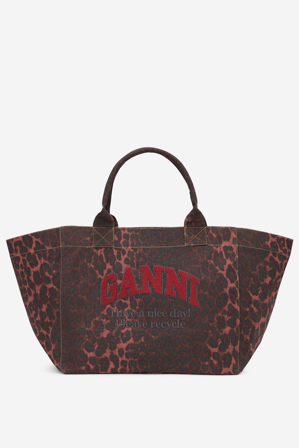 Ganni Tote bag Animal print