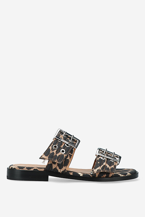 Ganni Sandals Animal print