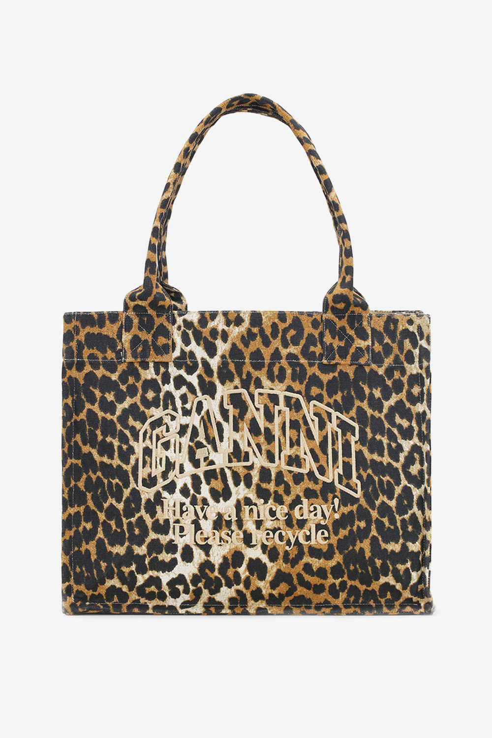 Ganni Shopper Dierenprint