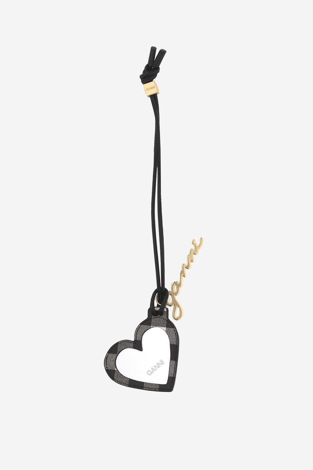 Ganni Sleutelhanger Zwart