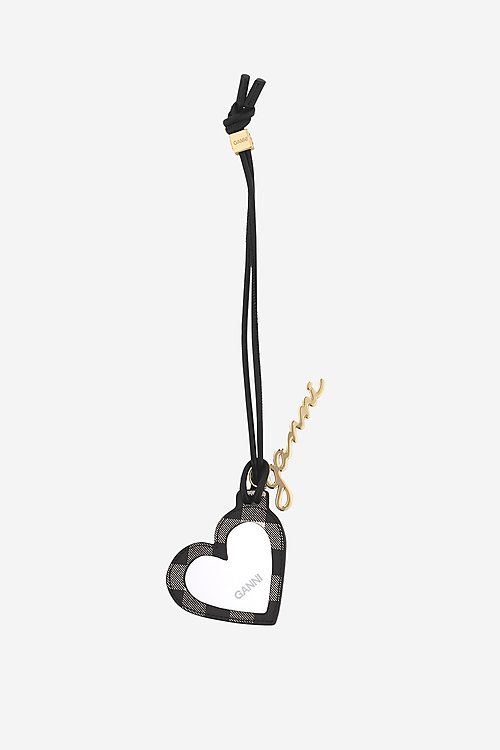 Ganni Sleutelhanger Zwart