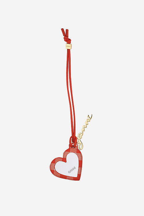 Ganni Sleutelhanger Rood