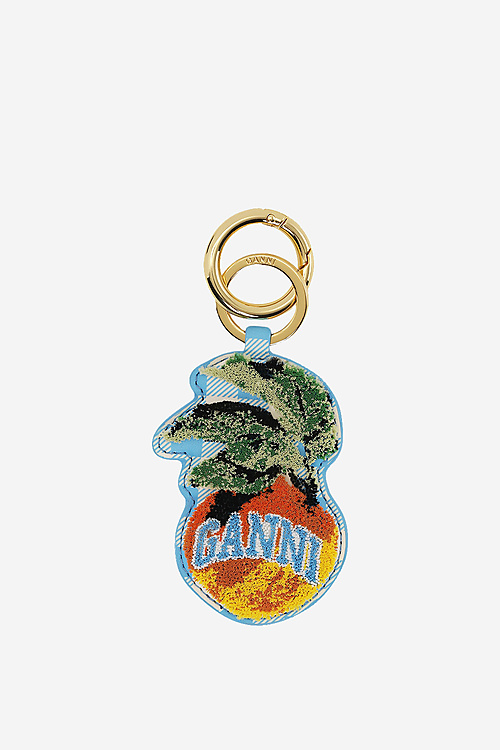 Ganni Sleutelhanger Blauw